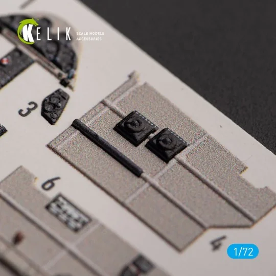 Brewster 239E - interior 3D decals for Hobby 2000/Hasegawa kit, 1/7...