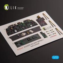 Vickers Valiant B(PR)K.1 rear cockpit - interior 3D decals for Airf...