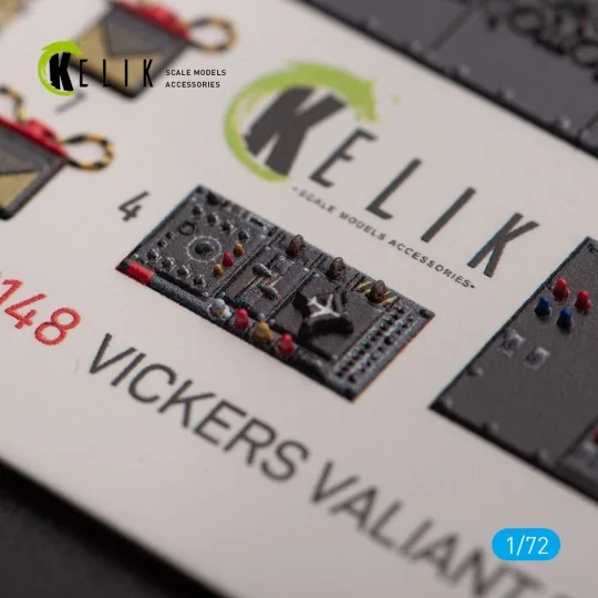Vickers Valiant B(PR)K.1 front cockpit - interior 3D decals for Air...