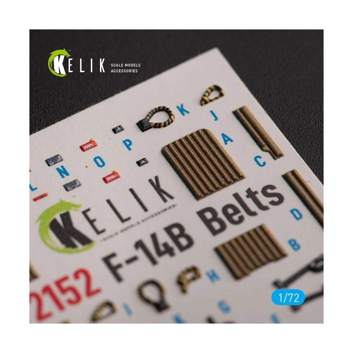F-14B - interior 3D decals for GWH kit, 1/72 - Kelik K72152