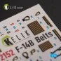 F-14B - interior 3D decals for GWH kit, 1/72 - Kelik K72152