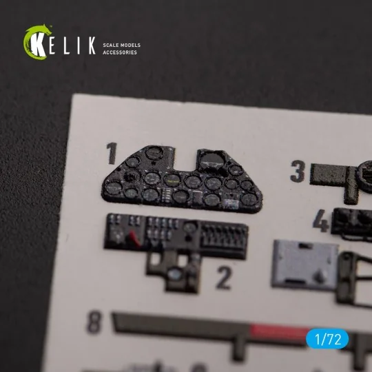 P-40K - interior 3D decals for Special Hobby kit, 1/72 - Kelik K72154