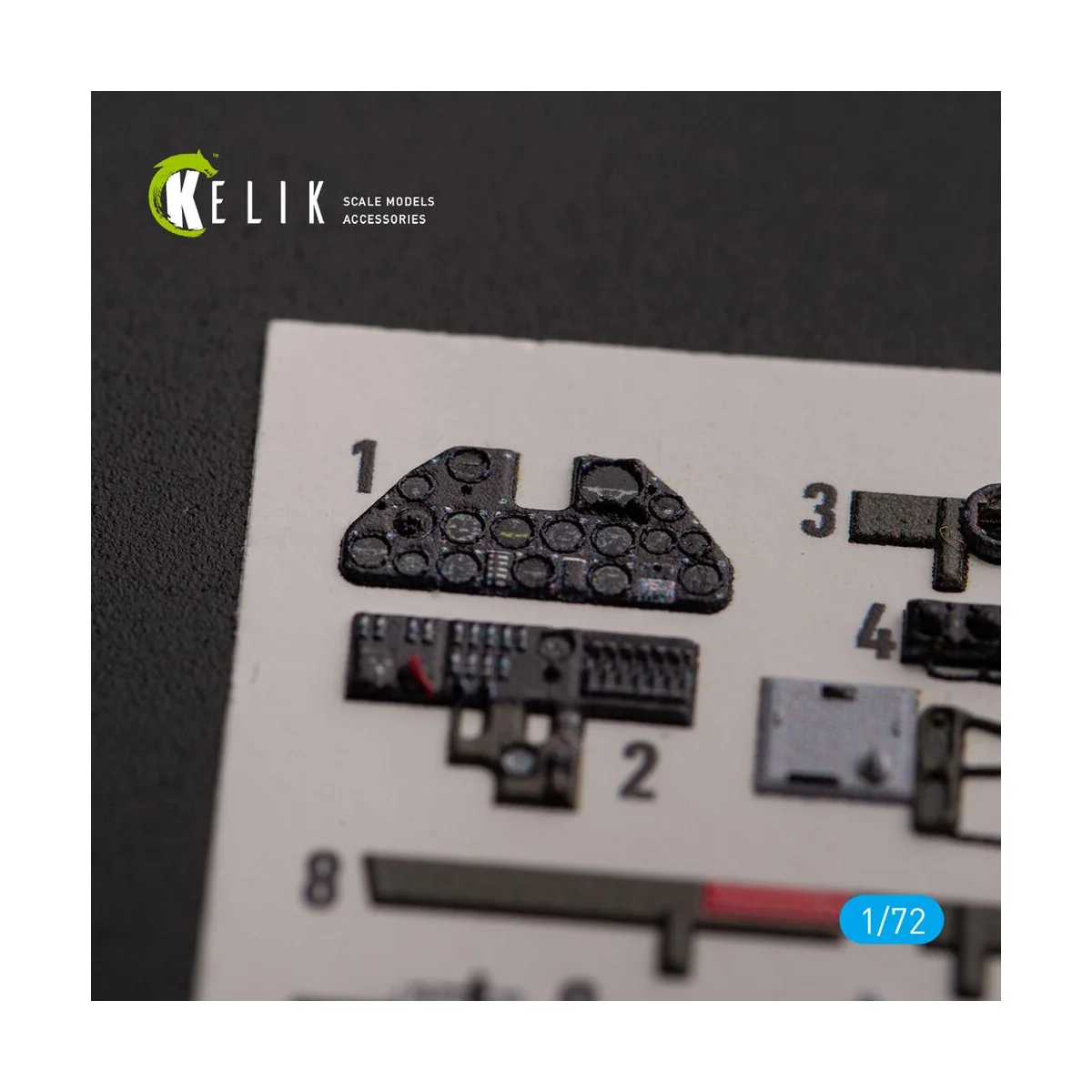 P-40K - interior 3D decals for Special Hobby kit, 1/72 - Kelik K72154