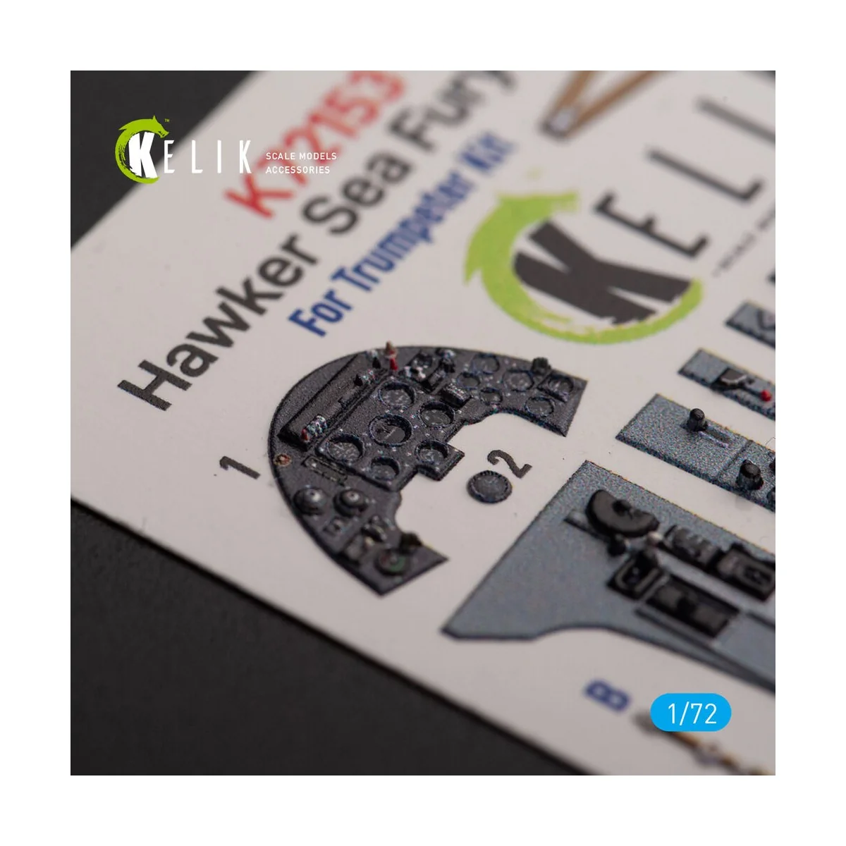 Hawker Sea Fury FB.11 - interior 3D decals for Trumpeter kit, 1/72 ...