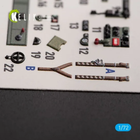 Bristol Beaufort Mk.1 - interior 3D decals for Airfix kit, 1/72 - K...