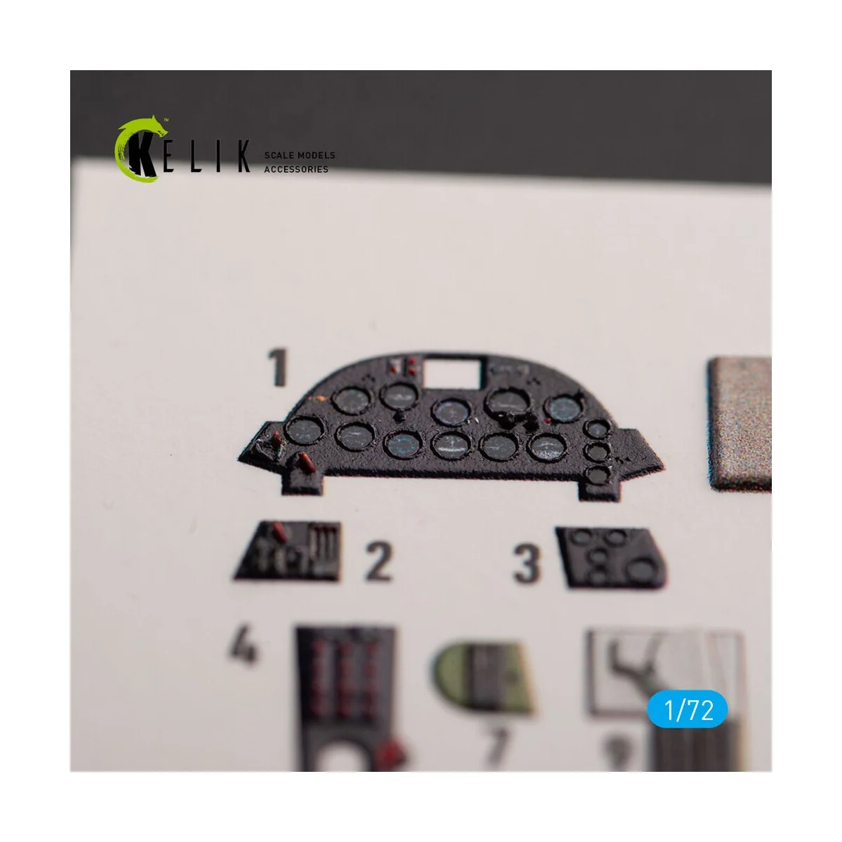 F4U-1A Corsair - interior 3D decals for Tamiya kit, 1/72 - Kelik K7...