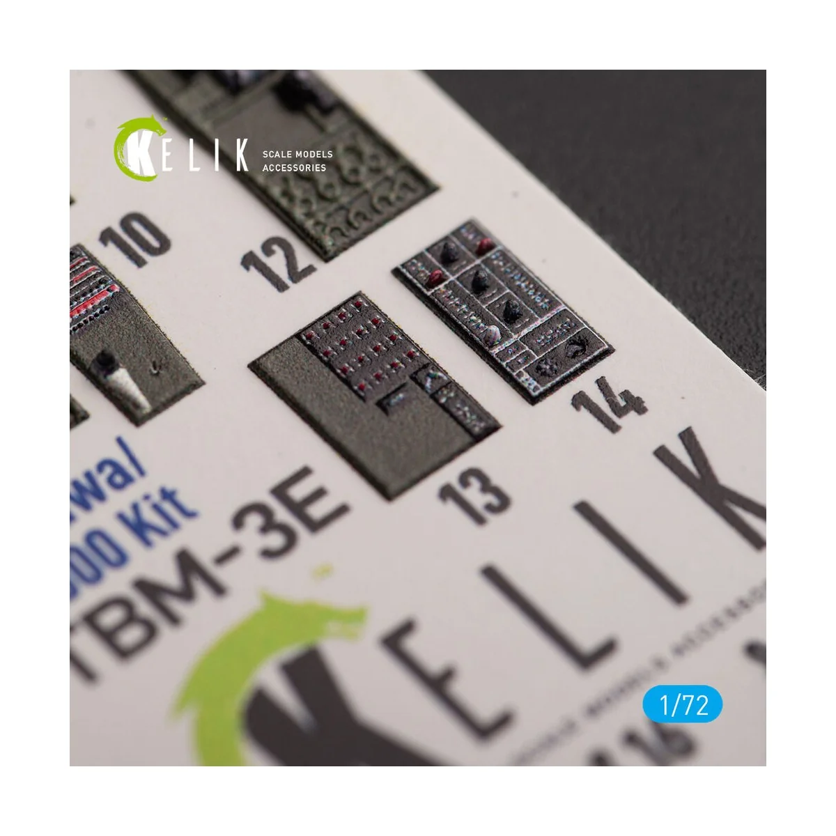 TBM-3E - interior 3D decals for Hobby 2000/Hasegawa kit, 1/72 - Kel...