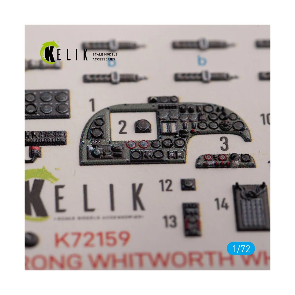 ARMSTRONG WHITWORTH WHITLEY MK.V - interior 3D decals for Airfix ki...