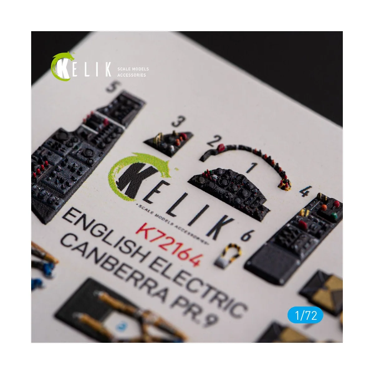 English Electric Canberra PR.9 - interior 3D decals for Airfix kit,...