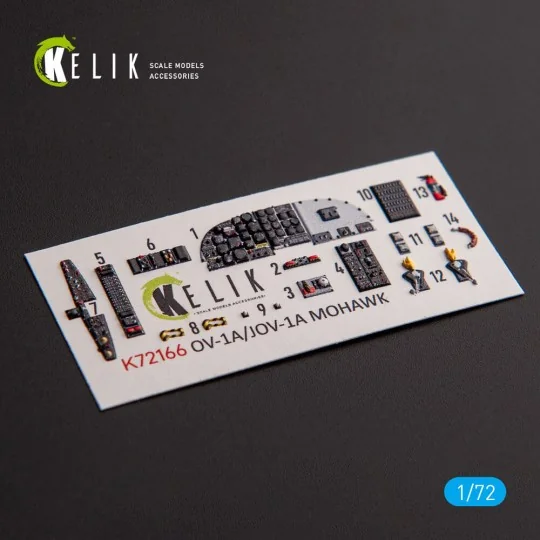 OV-1A/JOV-1A MOHAWK - interior 3D decals for ClearProp kit, 1/72 - ...