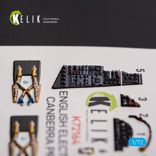 English Electric Canberra PR.9 - interior 3D decals for Airfix kit,...