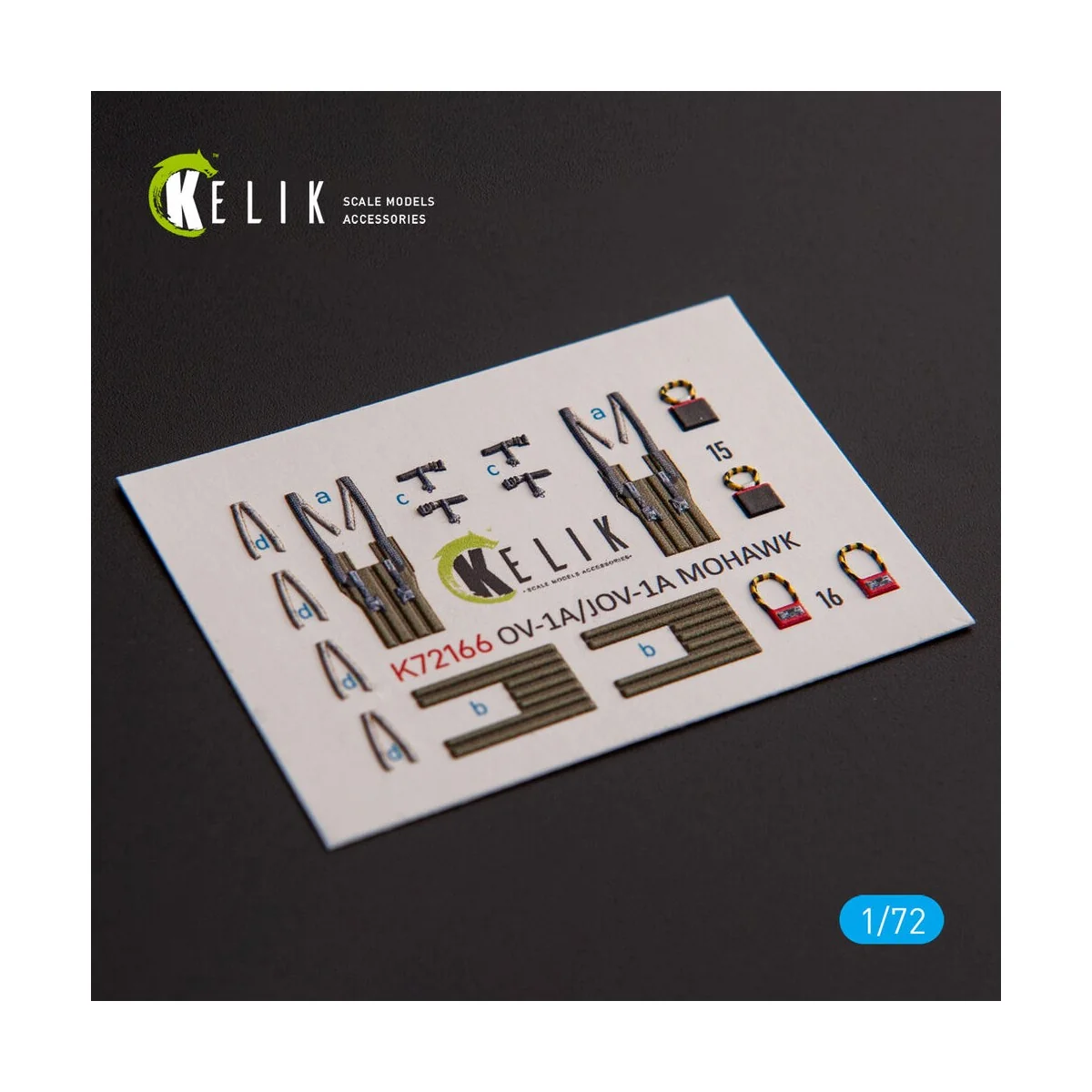 OV-1A/JOV-1A MOHAWK - interior 3D decals for ClearProp kit, 1/72 - ...