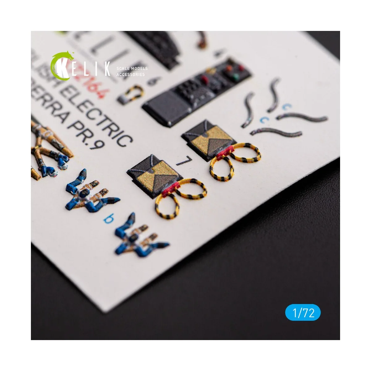 English Electric Canberra PR.9 - interior 3D decals for Airfix kit,...