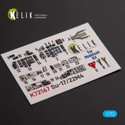 SU-17M4P/22M4 - interior 3D decals for ModelSvit kit, 1/72 - Kelik ...
