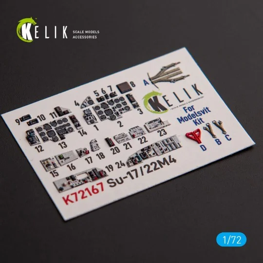 SU-17M4P/22M4 - interior 3D decals for ModelSvit kit, 1/72 - Kelik ...