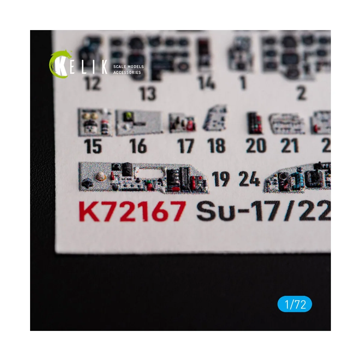 SU-17M4P/22M4 - interior 3D decals for ModelSvit kit, 1/72 - Kelik ...