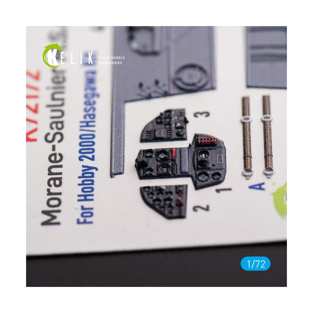 Morane-Saulnier M.S.406 - interior 3D decals for Hobby 2000/Hasegaw...