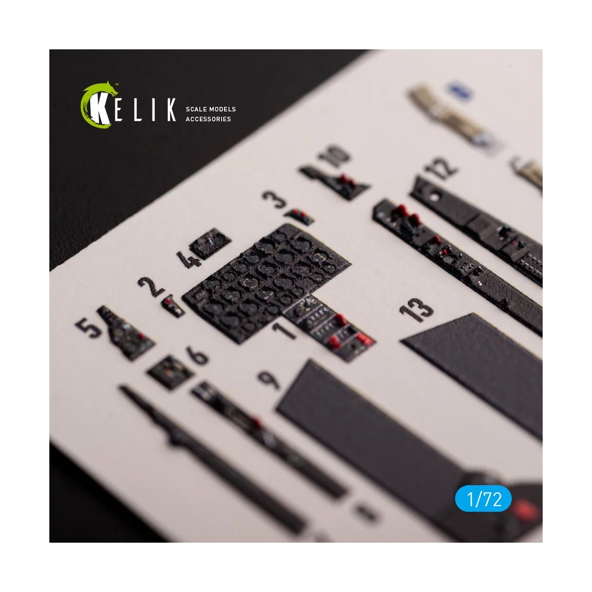 F-86A Sabre - interior 3D decals for ClearProp kit, 1/72 - Kelik K7...