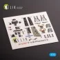 F-4B Phantom - interior 3D decals for FineMolds kit, 1/72 - Kelik K...