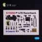 P-47D Razorback - interior 3D decals for Tamiya kit, 1/72 - Kelik K...