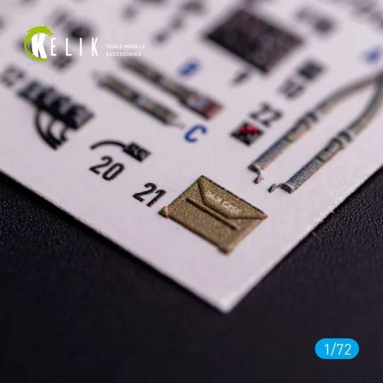 P-47D Razorback - interior 3D decals for Tamiya kit, 1/72 - Kelik K...