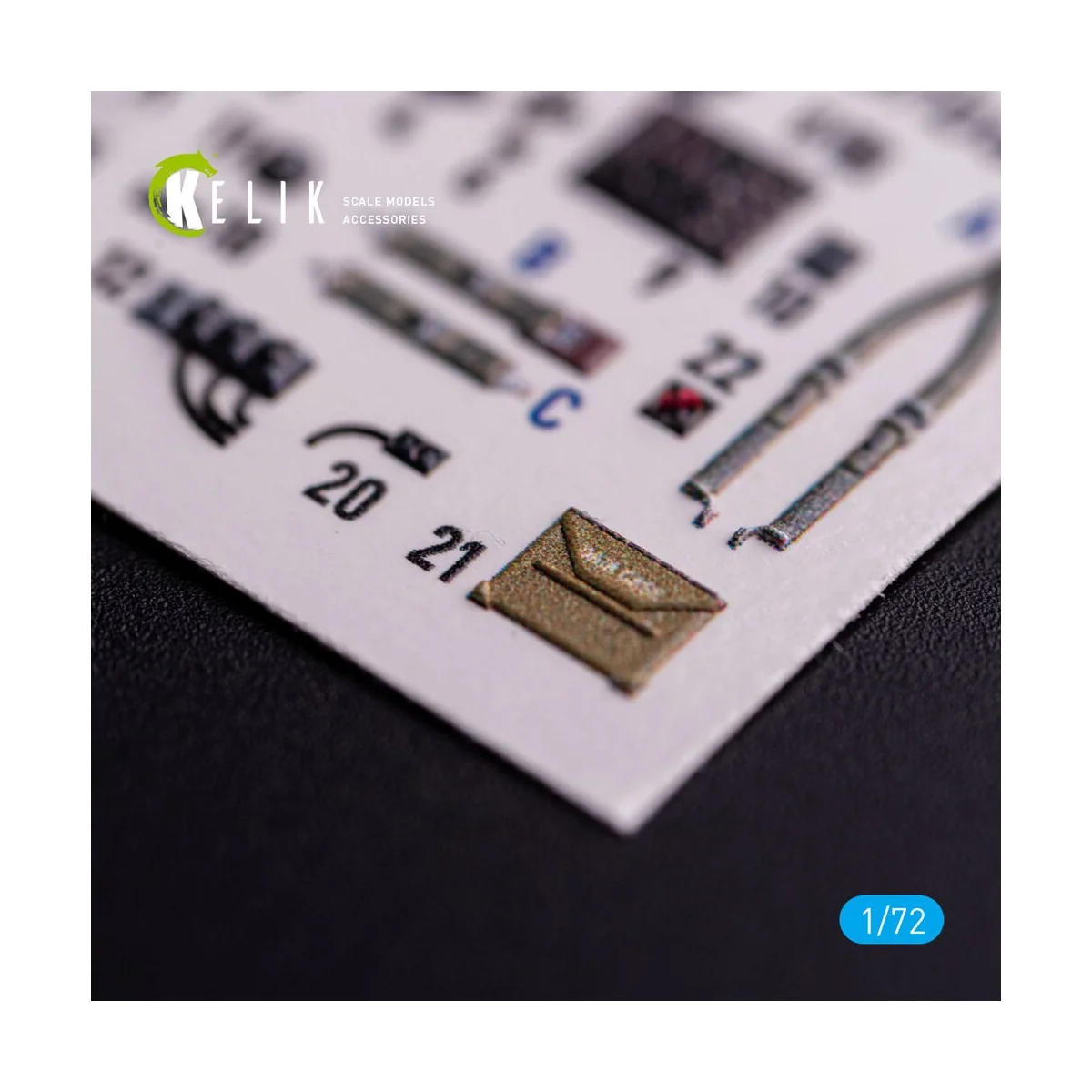 P-47D Razorback - interior 3D decals for Tamiya kit, 1/72 - Kelik K...