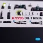 OH-1 NINJA - interior 3D decals for Aoshima kit, 1/72 - Kelik K72205