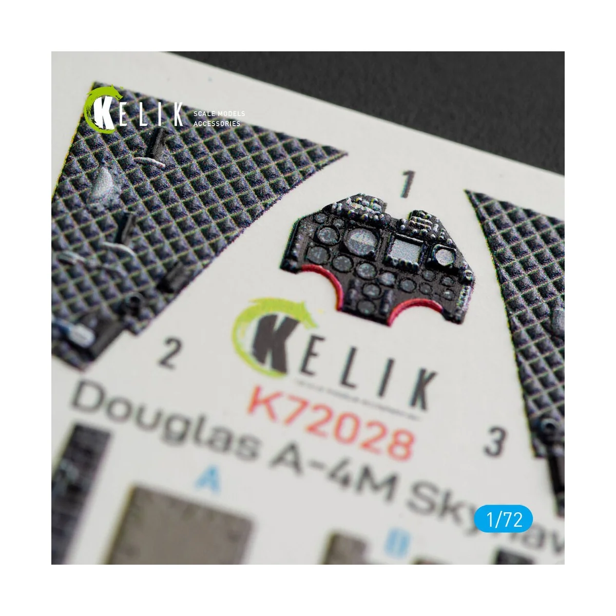 A-4M Skyhawk interior 3D decals for Fujimi/Hobby 2000 kit, 1/72 - K...