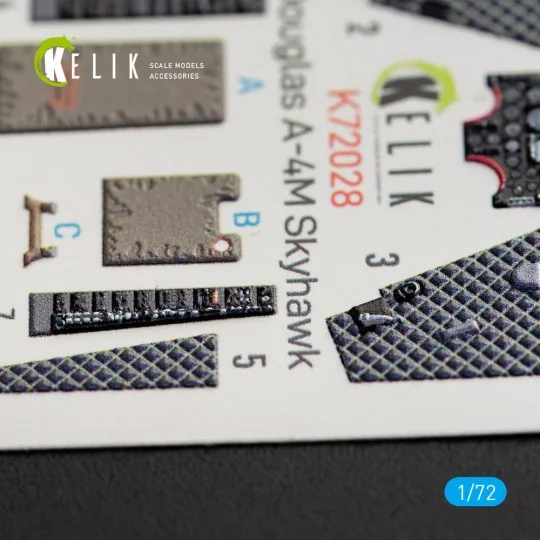 A-4M Skyhawk interior 3D decals for Fujimi/Hobby 2000 kit, 1/72 - K...