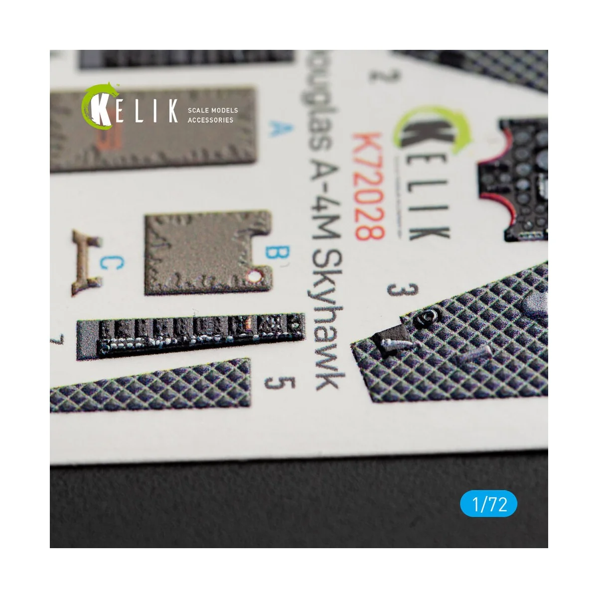 A-4M Skyhawk interior 3D decals for Fujimi/Hobby 2000 kit, 1/72 - K...