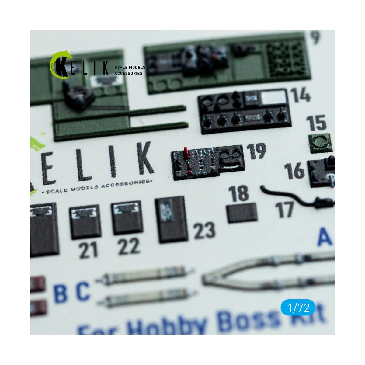 TBM-3 Avenger - interior 3D decals for HobbyBoss kit, 1/72 - Kelik ...