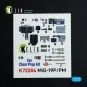MiG-19P/PM - interior 3D decals for ClearProp kit, 1/72 - Kelik K72204
