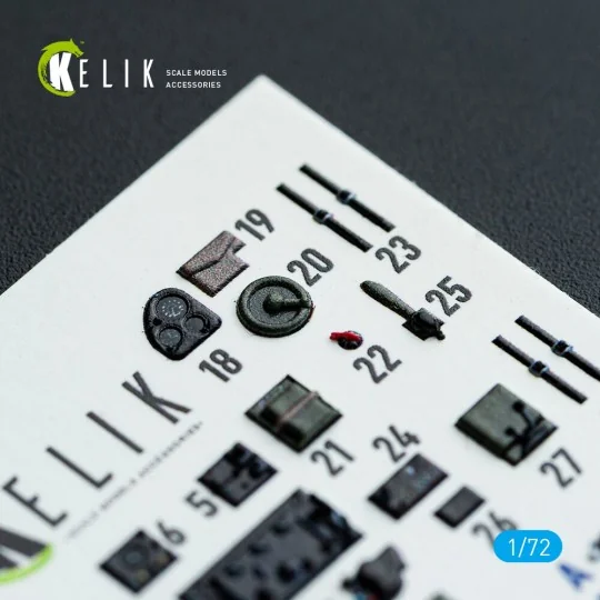 SBD-3 Dauntless - interior 3D decals for FlyHawk kit, 1/72 - Kelik ...