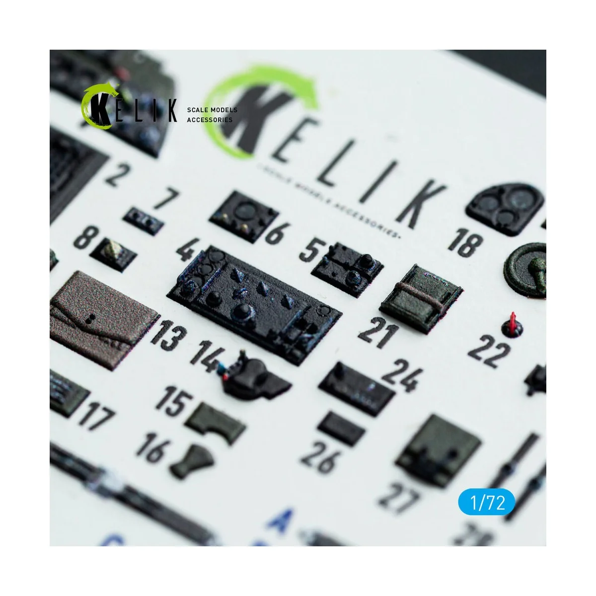 SBD-3 Dauntless - interior 3D decals for FlyHawk kit, 1/72 - Kelik ...