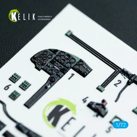 Mosquito PR.XVI - interior 3D decals for Airfix kit, 1/72 - Kelik K...
