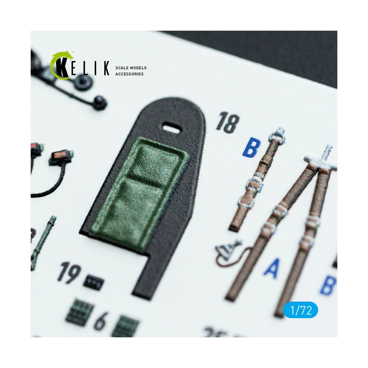 Mosquito PR.XVI - interior 3D decals for Airfix kit, 1/72 - Kelik K...