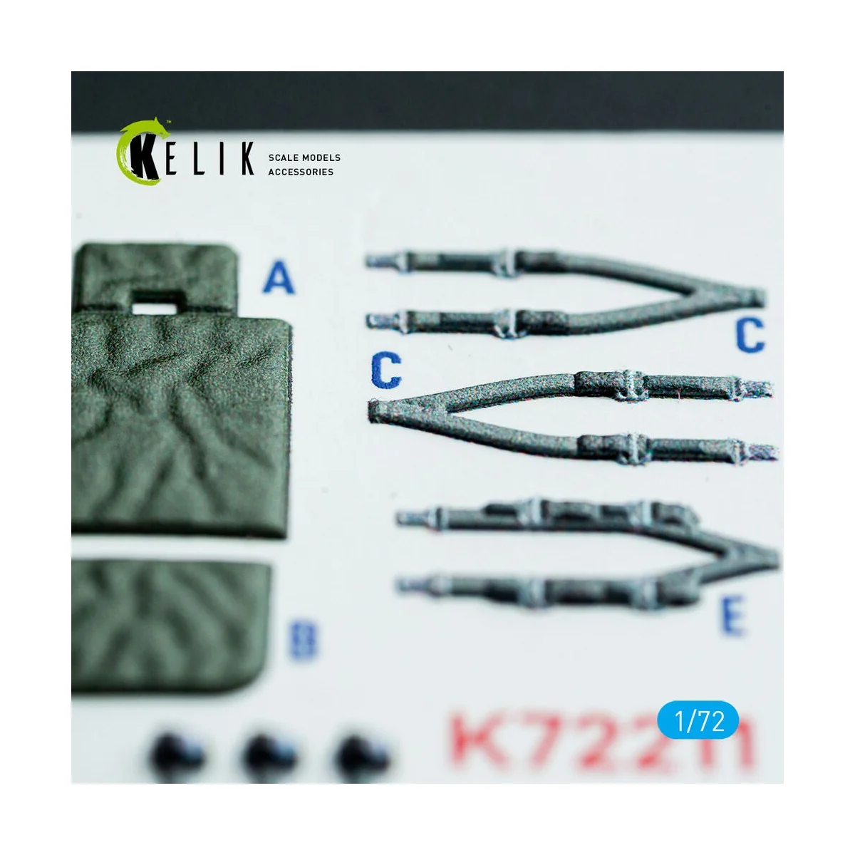 CH-54A Tarhe - interior 3D decals for Revell kit, 1/72 - Kelik K72211