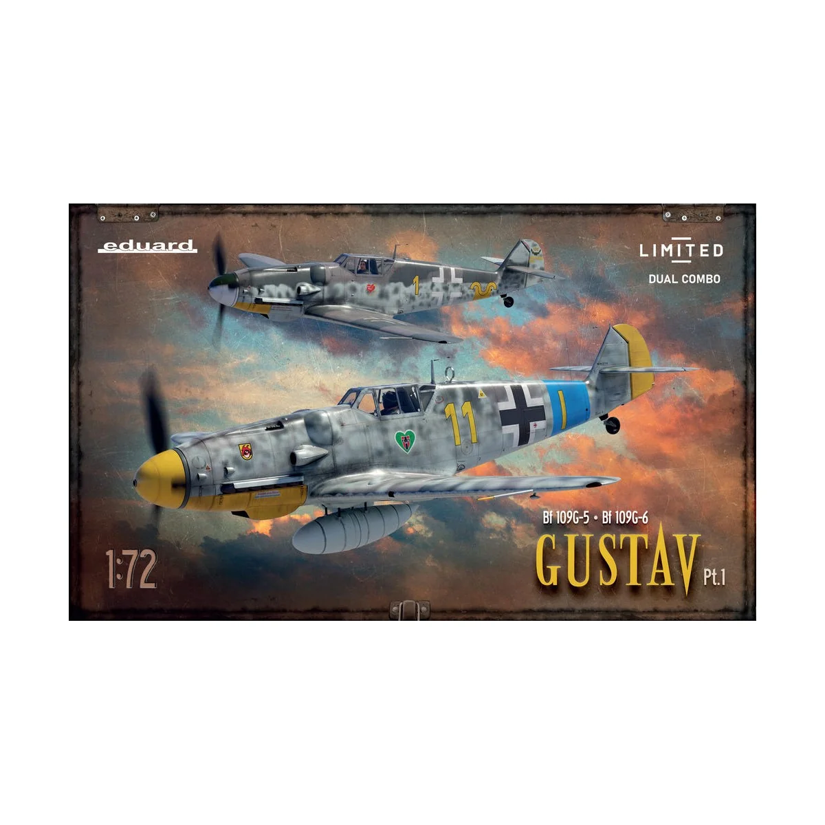 GUSTAV pt.1 DUAL COMBO 1/72 - Eduard Plastic Kits 2144