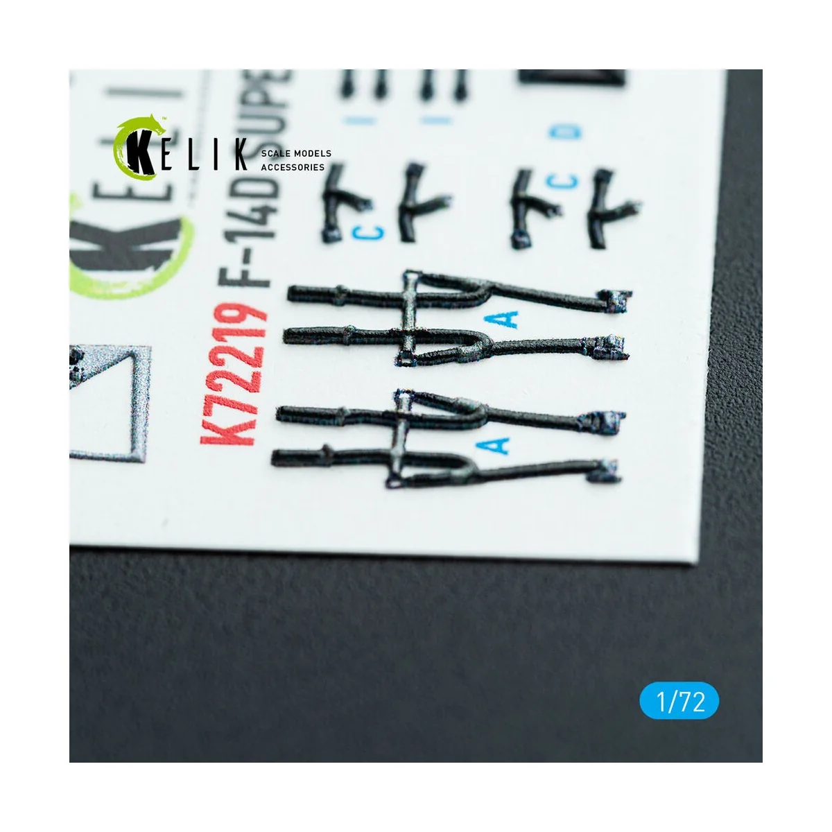 F-14D Super Tomcat - interior 3D decals for HobbyBoss kit, 1/72 - K...