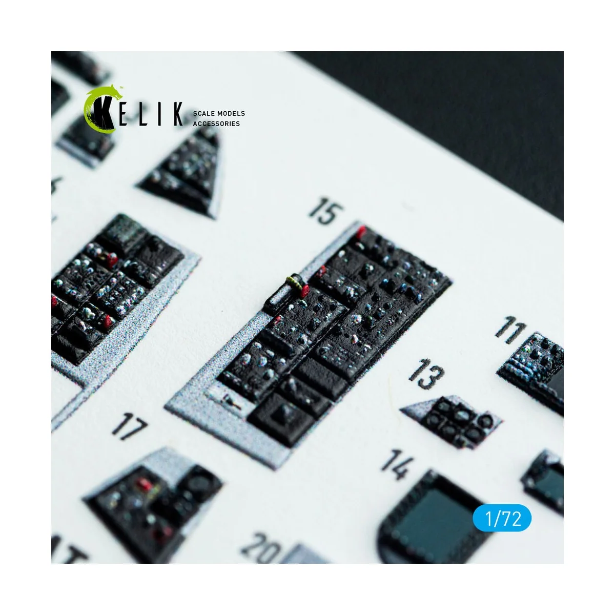 F-14D Super Tomcat - interior 3D decals for HobbyBoss kit, 1/72 - K...