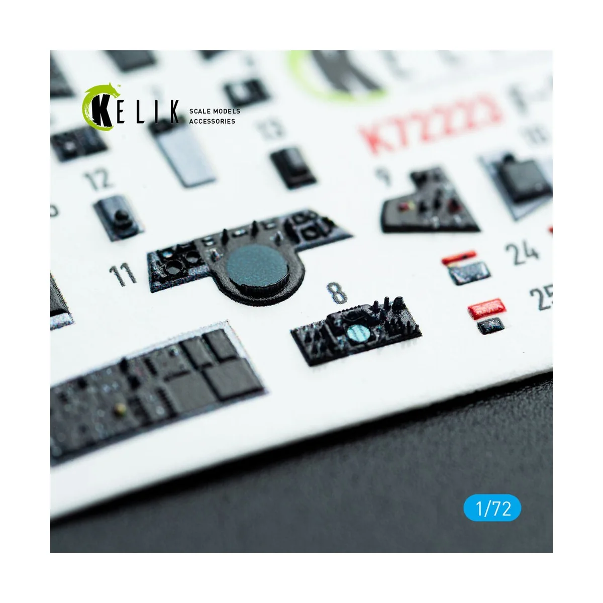 F-14B Tomcat - interior 3D decals for Academy kit, 1/72 - Kelik K72223