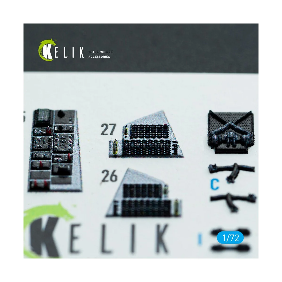 F-14D Super Tomcat - interior 3D decals for Academy kit, 1/72 - Kel...