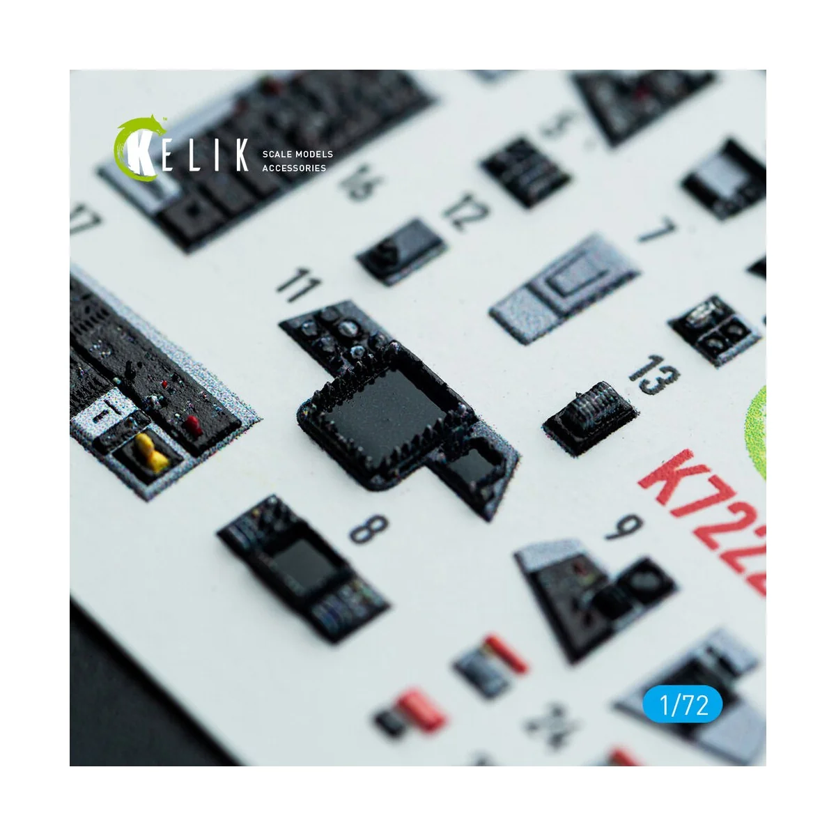 F-14D Super Tomcat - interior 3D decals for Academy kit, 1/72 - Kel...