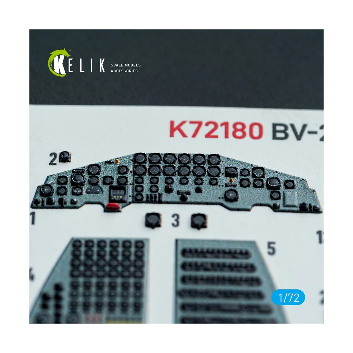 BV-222 - interior 3D decals for Revell kit, 1/72 - Kelik K72180