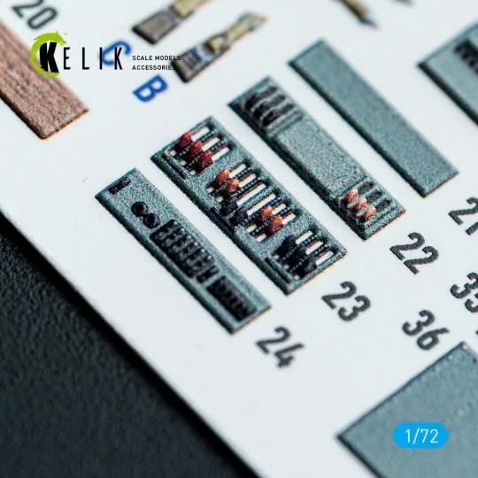 BV-222 - interior 3D decals for Revell kit, 1/72 - Kelik K72180