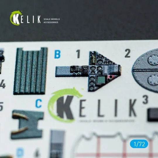 FRS.1 SEA Harrier - interior 3D decals for Italeri kit, 1/72 - Keli...