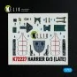 Harrier Gr3 (Late)- interior 3D decals for Italeri kit, 1/72 - Keli...