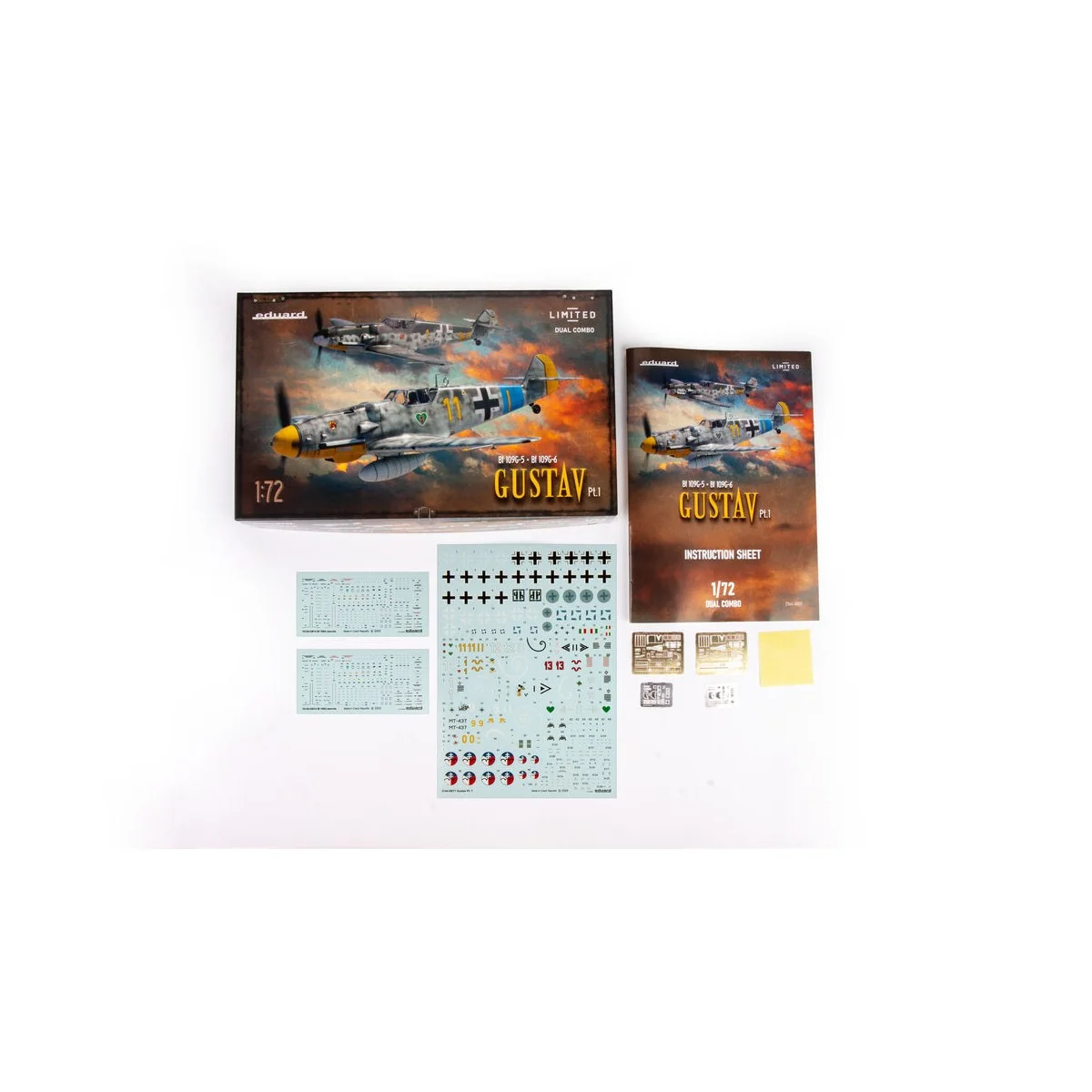 GUSTAV pt.1 DUAL COMBO 1/72 - Eduard Plastic Kits 2144