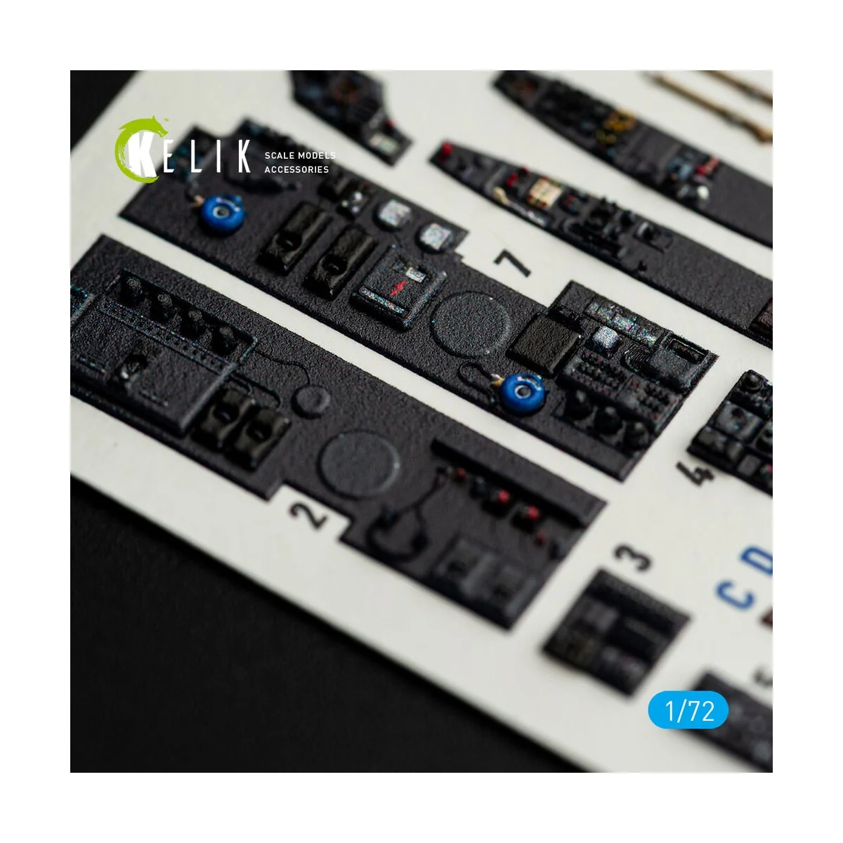 Ar-240 - interior 3D decals for Revell kit, 1/72 - Kelik K72230