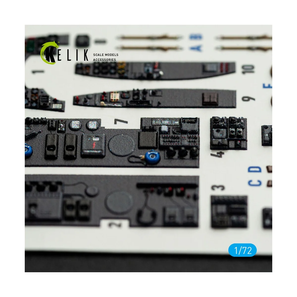 Ar-240 - interior 3D decals for Revell kit, 1/72 - Kelik K72230